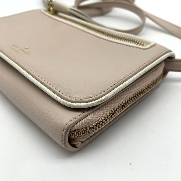 Kate Spade Chester Street Cement Leather Avie Crossbody - Picture 6 of 12